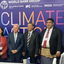 Meeting between some of the Pacific island countries and the World Bank